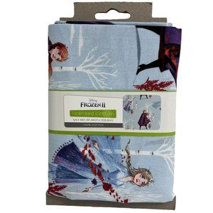 Disney Frozen II North Winds Cut Fabric 1 Yard 100% Cotton 1 Yard X 43" Blue New